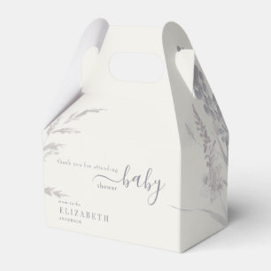 Boho Wildblume Floral Cream Baby Dusche Geschenkschachtel