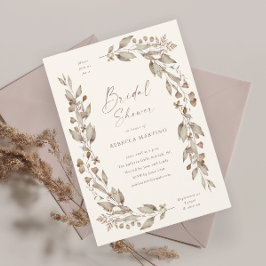 Boho Wildblume Floral Wedding Brautparty Magnetkarte