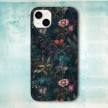 Boho Wildblume Garden Rosa und Grün