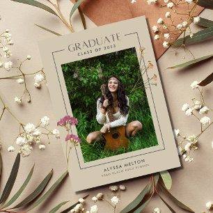Boho Wildblume Girl High School Abschluss