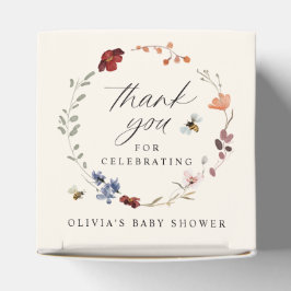 Boho Wildblume Greenery Baby Shower Fevor Box Geschenkschachtel