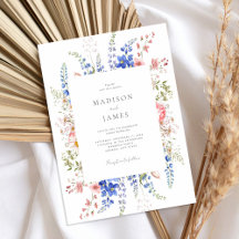 Boho Wildblume Minimalistische Blumenhochzeit