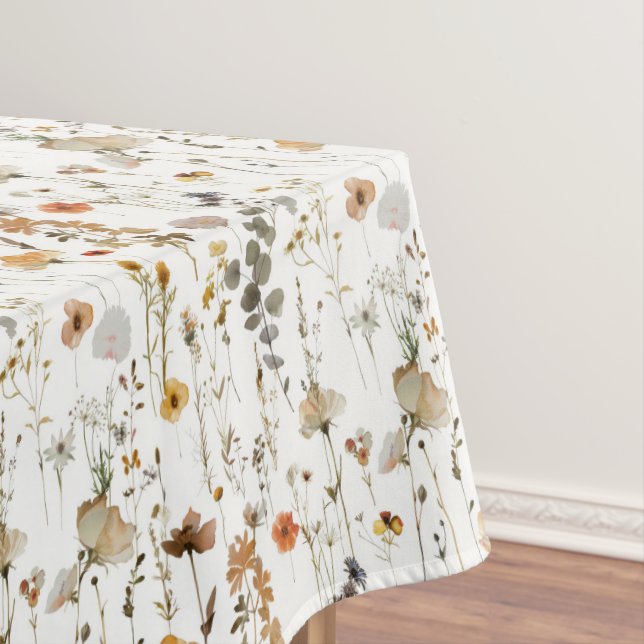 Boho Wildblume Tischdecke (Beispiel)
