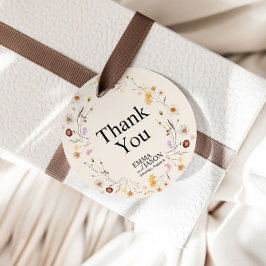 Boho Wildblume Wedding Gift Tags Geschenkanhänger