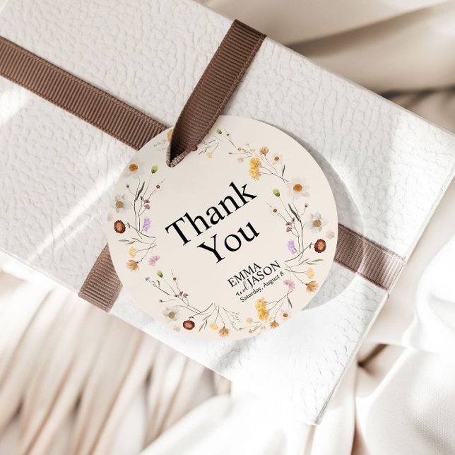 Boho Wildblume Wedding Gift Tags Geschenkanhänger (Von Creator hochgeladen)