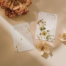 Boho Wildblume Wedding Well Wünsche und Ratschläge