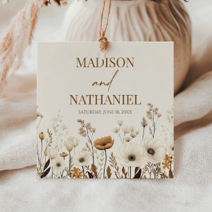 Boho Wildblume Wild Blume Blumengarten Hochzeit Geschenkanhänger