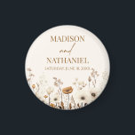 Boho Wildblume Wild Blume Blumengarten Hochzeit Magnet<br><div class="desc">Das sind Boho Wildblume Wild Blume Blumengarten Hochzeitsmagnete!</div>