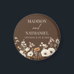 Boho Wildblume Wild Blume Blumengarten Hochzeit Magnet<br><div class="desc">Das sind Boho Wildblume Wild Blume Blumengarten Hochzeitsmagnete!</div>