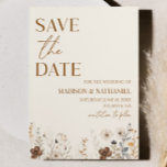Boho Wildblume Wild Blume Blumengarten Hochzeit Save The Date<br><div class="desc">Dies ist eine Boho Wildblume Wild Blume Blumengarten Wedding Save the Date Card!</div>