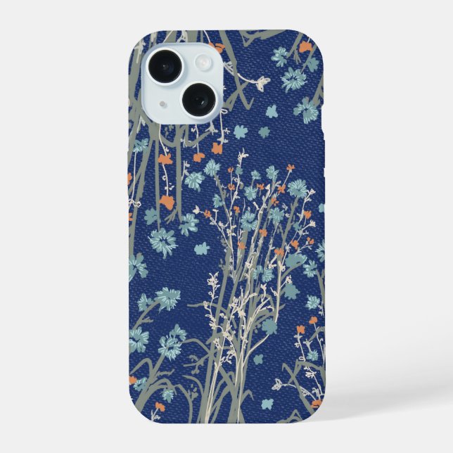 Boho-Wildblumen-Handyhülle  iPhone 15 Hülle (Rückseite)