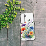 Boho Wildblumen Lila Blue Yellow Orange Blume Samsung Galaxy Hülle<br><div class="desc">Hübsch und trendig - Boho Wildblumen Samsung Galaxy Handy Gehäuse. Erhältlich in allen aktuellen Samsung Handy Gehäusegrößen.</div>