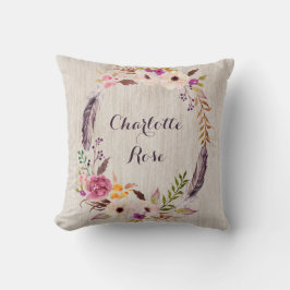 Boho wilder Baby-Mädchen-Kinderzimmer-mit Kissen
