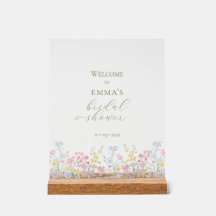 Boho Wildflower Elegant Bridal Shower