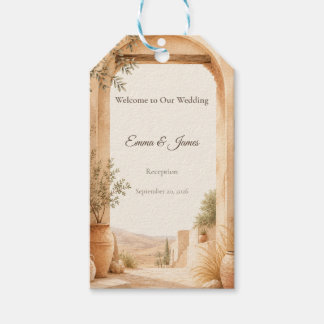 Boho-Willkommens-Hochzeitsgeschenk-Anhänger Geschenkanhänger