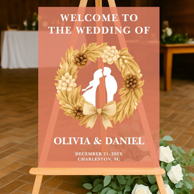 Boho Winter Wedding Welcome Frosted (Créateur téléchargé)