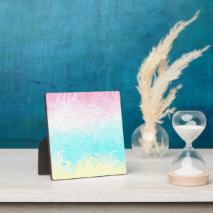Boho Wirbel Groovy Abstrakte Genderflux-Pride-Flag Fotoplatte