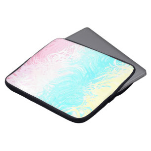 Boho Wirbel Groovy Abstrakte Genderflux-Pride-Flag Laptopschutzhülle