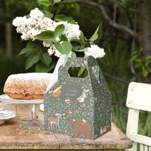 Boho Woodland Animals Forest Friends Kinderdusche Geschenkschachtel