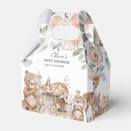Boho Woodland Animals Gender Neutral Baby Shower Geschenkschachtel