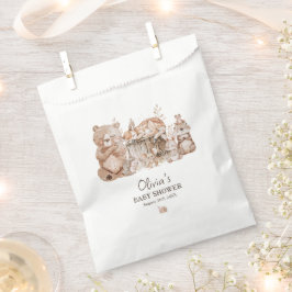 Boho Woodland Animals Gender Neutral Baby Shower Geschenktütchen
