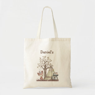 Boho Woodland Animaux Nursery Sac fourre-tout