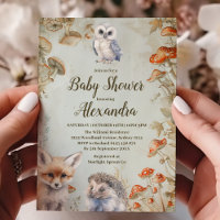 Boho Woodland Babydusche