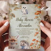 Boho Woodland Babydusche