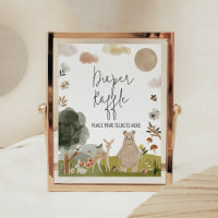 Boho Woodland Babydusche Windelwanne