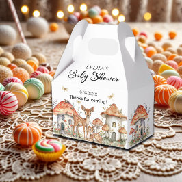 Boho Woodland Forest Animals Babydusche Geschenkschachtel