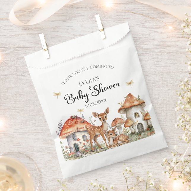 Boho Woodland Forest Animals Babydusche Geschenktütchen (Ausgeschnitten)