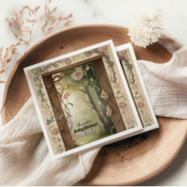 Boho Woodland Forest Baby Dusche Serviette