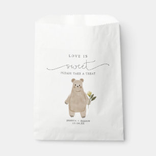 Boho Woodland Liebe ist Sweet Favorits Bag Geschenktütchen
