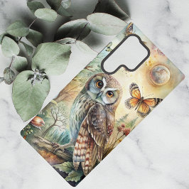 Boho Woodland Owl Samsung Galaxy Hülle