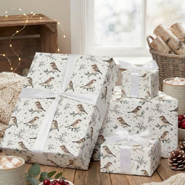 Boho Woodland Watercolor Weihnachten Geschenkpapier Set (Von Creator hochgeladen)