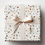 Boho Wrapping Paper Geschenkpapier<br><div class="desc">Boho Wrapping Paper. Dieses stilvolle und elegante Boho Blume Wrapping Paper besticht durch wunderschöne handbemalte Aquarellfarben,  die in einem hübschen Muster angeordnet sind. Finden Sie passende Artikel in der White Boho Wildblume Wedding Collection.</div>