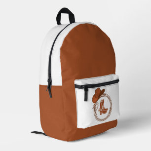 Boho Wüstencowgirl Cowboy Boots Bedruckter Rucksack