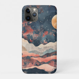 Boho-Wüstenmond Indigo Kupfer Himmel Landschaft Case-Mate iPhone Hülle