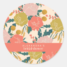 Boho Yellow Orange Botanische Blume Brautparty