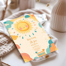 Boho Yellow Sunshine Baby Dusche