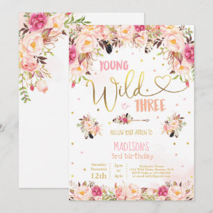 Boho Young Wild und die Einladung zu drei Geburtst