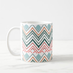Boho Zickzack Kaffeetasse