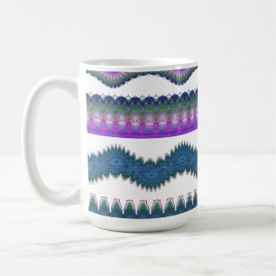 Boho-Zickzack-Muster-Kaffeetasse Kaffeetasse