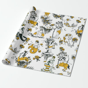 Boho Zodiac Astrologie Horoskop Wrapping Paper Geschenkpapier