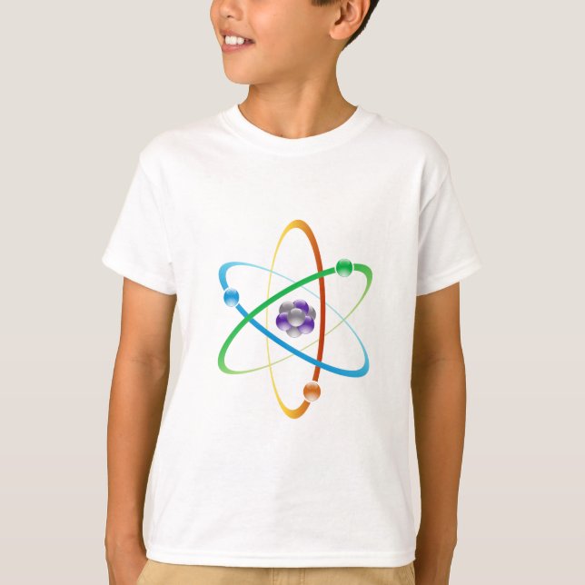 Bohr Atommodell T-Shirt (Vorderseite)