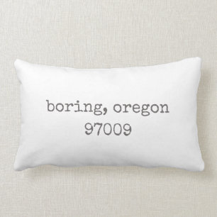 Bohren, Oregon Zip Code Lumbar Kissen