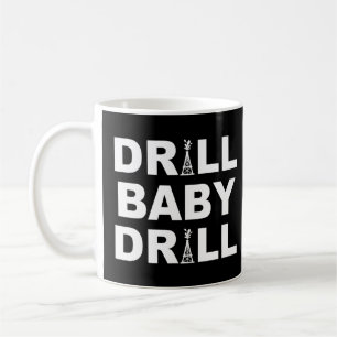 Bohrer für Kinderwagen im Bohrgestänge Kaffeetasse