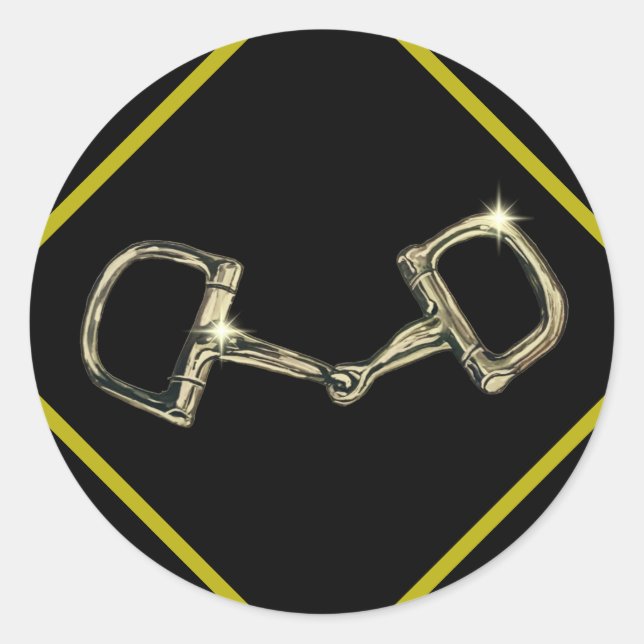 Bohrer in Diamant Runder Aufkleber (Vorderseite)