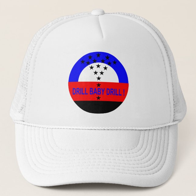 BOHRGERÄT-BABY DRILL-HAT TRUCKERKAPPE (Vorderseite)