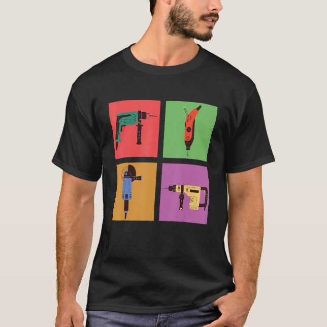 Bohrloch- und Bohrlochbohrer T-Shirt (Vorderseite)